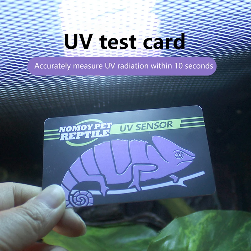 Reptile Light Lamp Bulb Test Card UV Tests Paper Tester Meter Pet Supplies Turtle Ultraviolet Test 1005010553373142