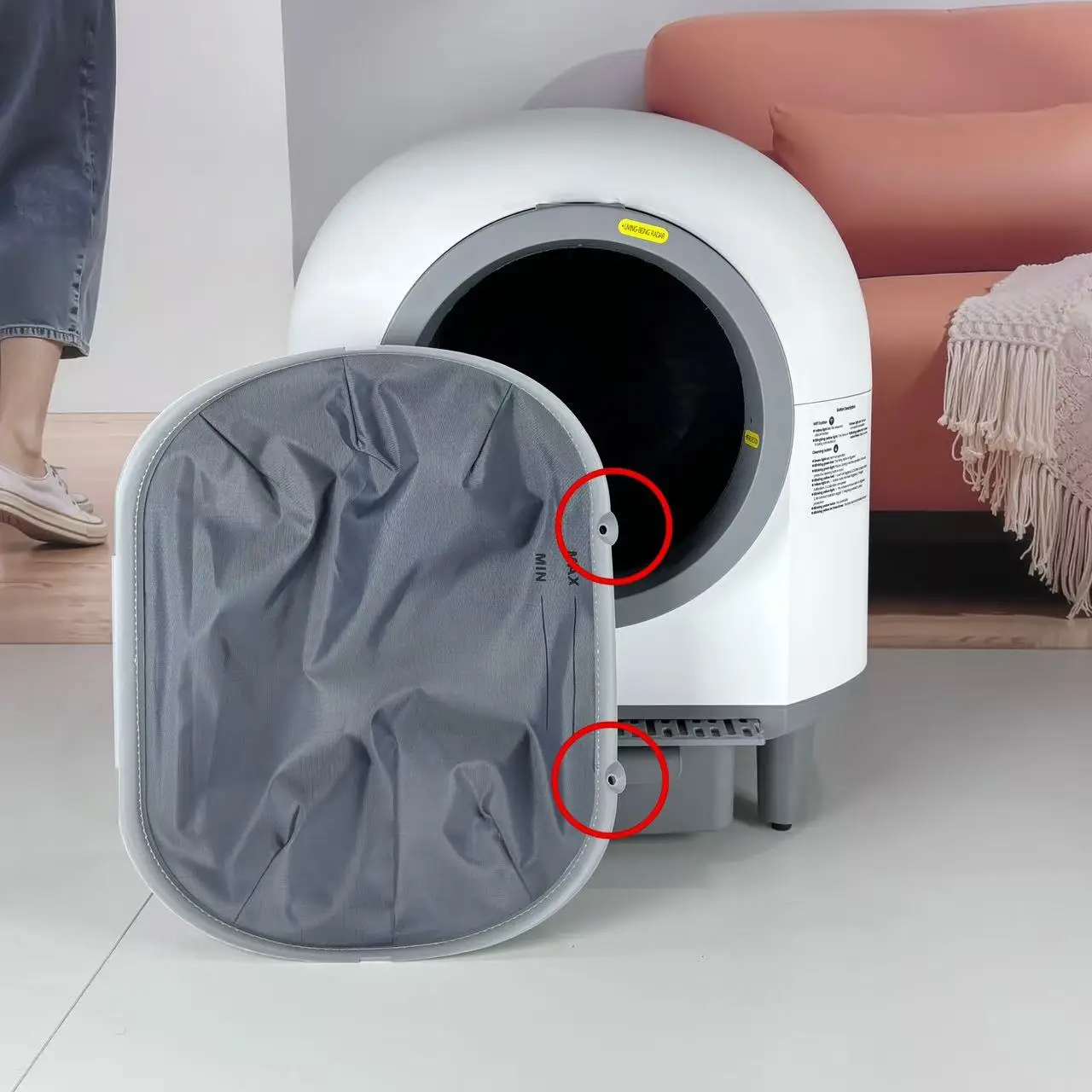Smart Automatic Cat Litter Box Self-Cleaning Bottom Mat Maintenance Replace Accessories for Cats 1005010553426243