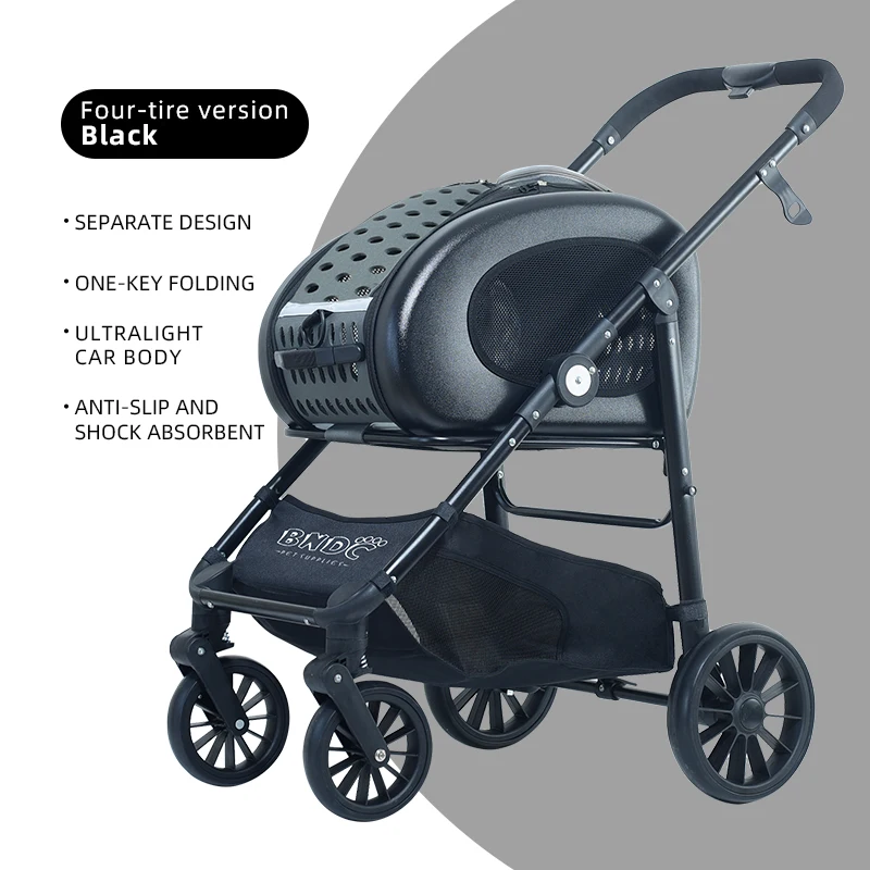 Dog Stroller Pet Stroller For Small Dogs Pet Stroller For 2dogs One Hand Quick Fold Aluminum Alloy 1005010555640357