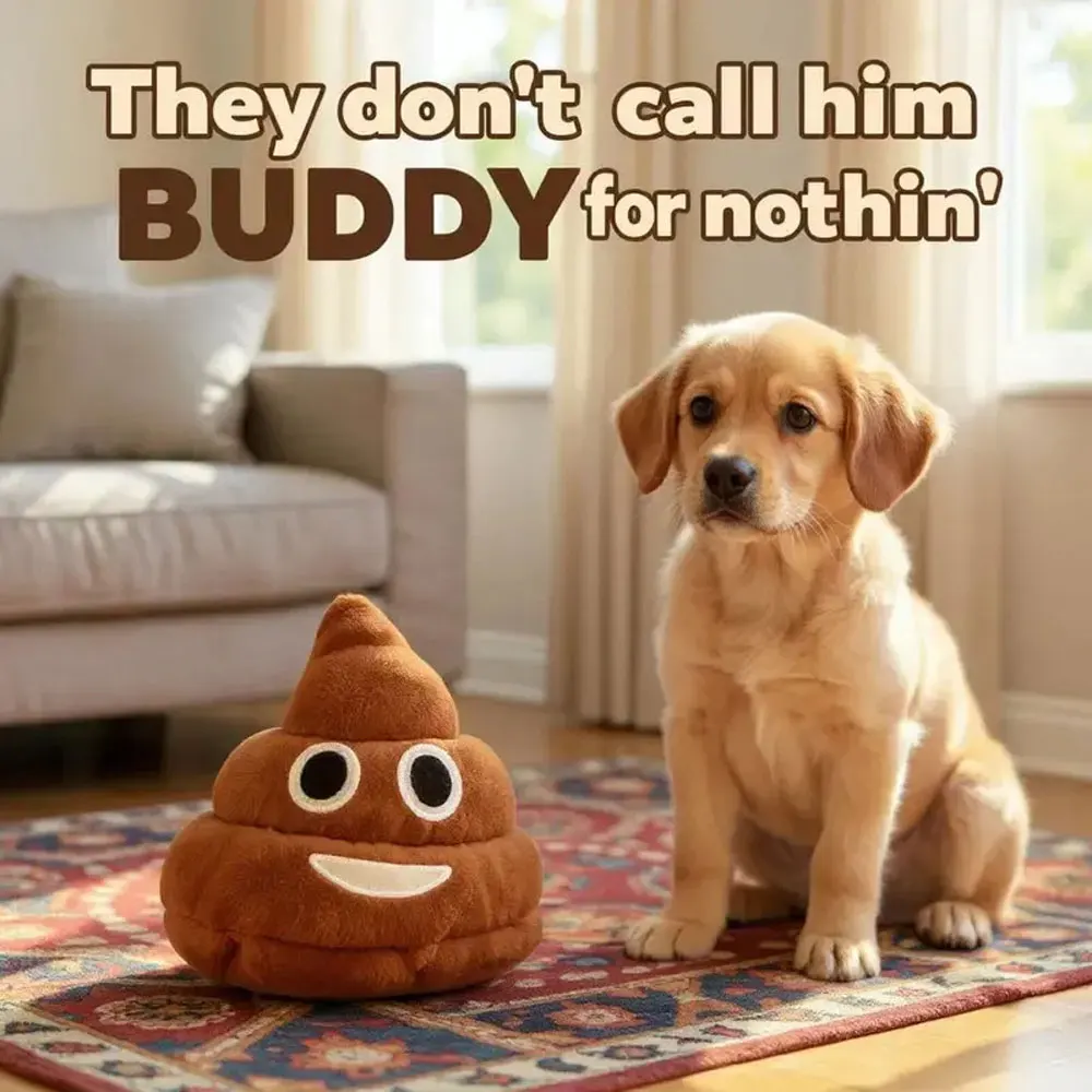 Fake Poop Dog Toy, Funny Talking Poop Plush Toy, Makes Fart Sounds 1005010557836334