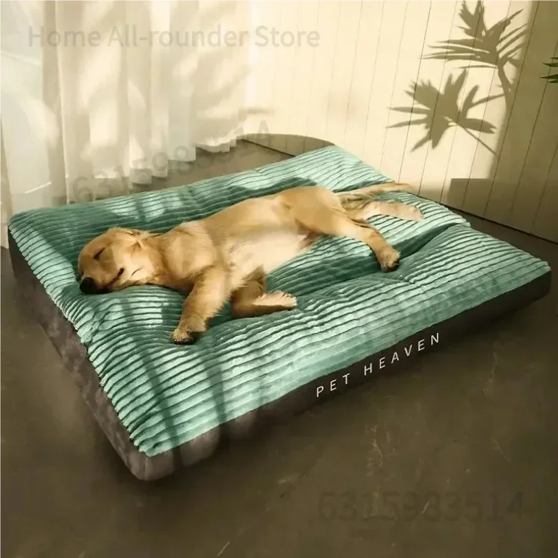 Dog Bed Corduroy Sofa Plush Detachable Easy Clean Warm Floor Mat for Sleeping Breathable Washable 1005010558160160