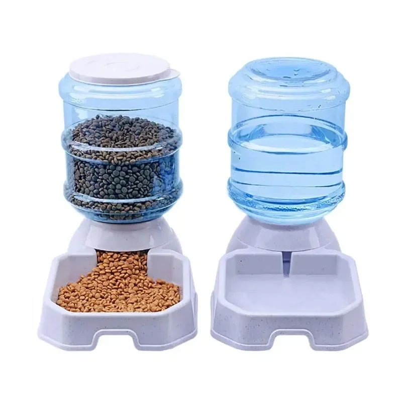 3.8L PP Material Pet Feeder Pet Water Fountain Drink Bowl Automatic Pet Feeder Large Cat Dog Food 1005010558541336