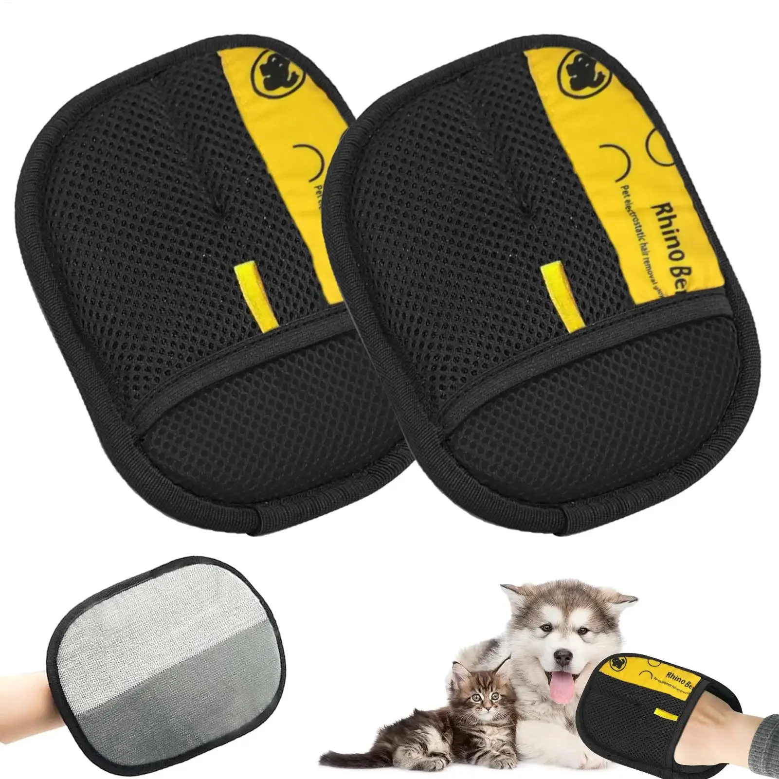 Cat Grooming Gloves Electrostatic Pet Hair Removal Brush for Cleaning Sofa Carpet clothes 1005010564312636