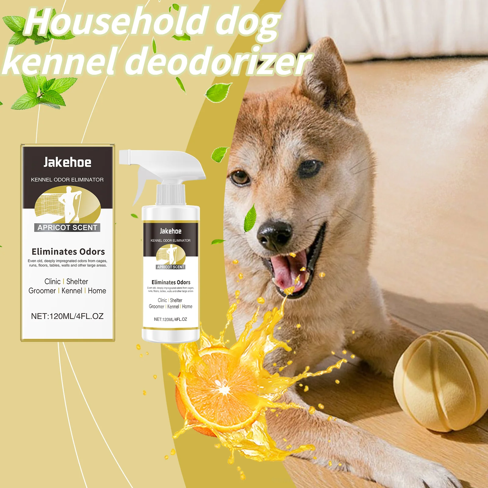 Dog Kennel Deodorizer Household Pet Cage Dog Bed And Cat Bed Odor Cleaner For Daily Use Gentle And 1005010569750549