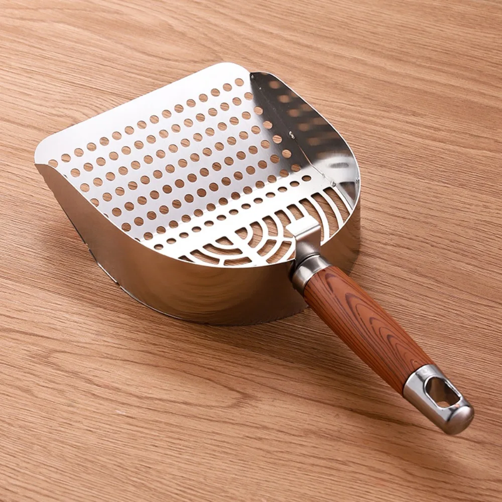Stainless Steel Cat Litter Scoop Deep Shovel Long Handle Pet Waste Shovel Comfortable Grip Fast 1005010574535789
