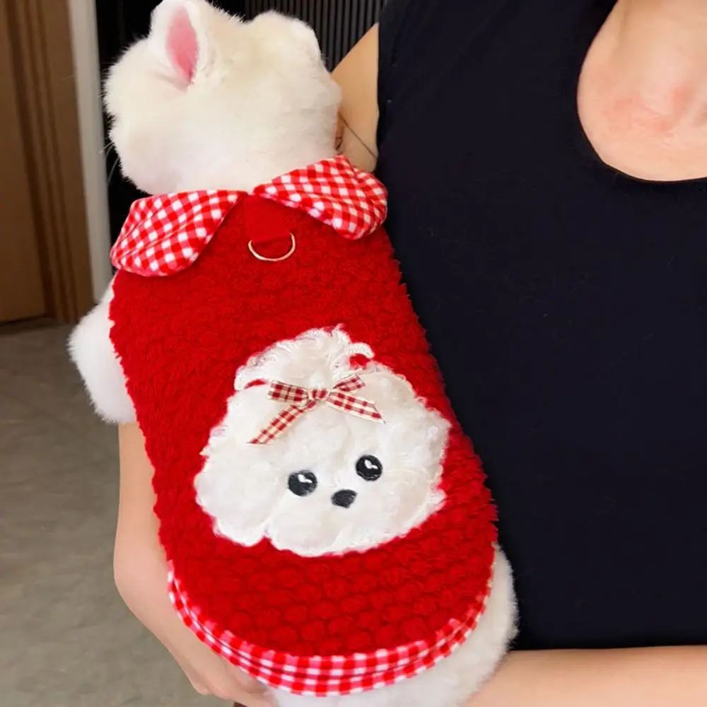 Waistcoat Style Windproof Winter Dog Clothes Comfortable Cartoon Pattern Dog Vest Warm Thick Dog 1005010574663459