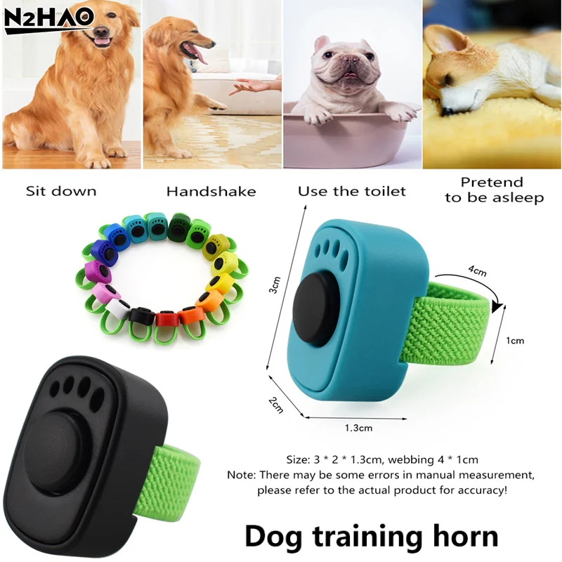 1PCS High Quality Interactive Sound Clicker Trainer For Thumb Training No Battery For Dogs Cats 1005010578691575