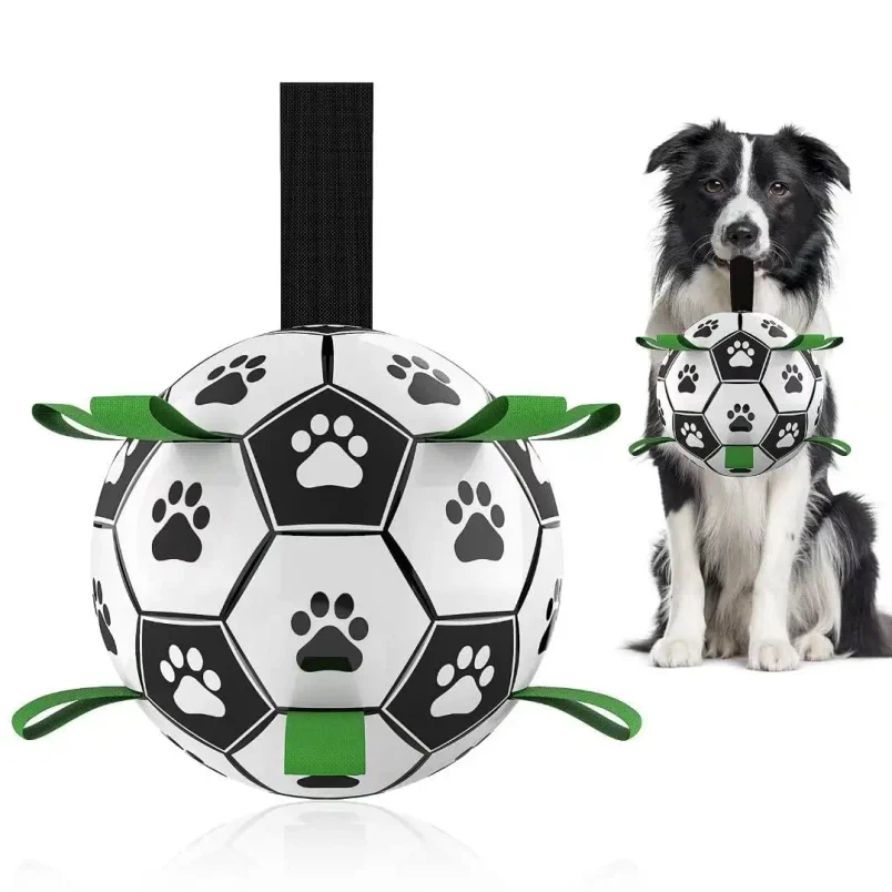 Dog Toys Balls, Dog Soccer Ball with Straps, Dog Birthday Gifts, Herding Ball 1005010579254173