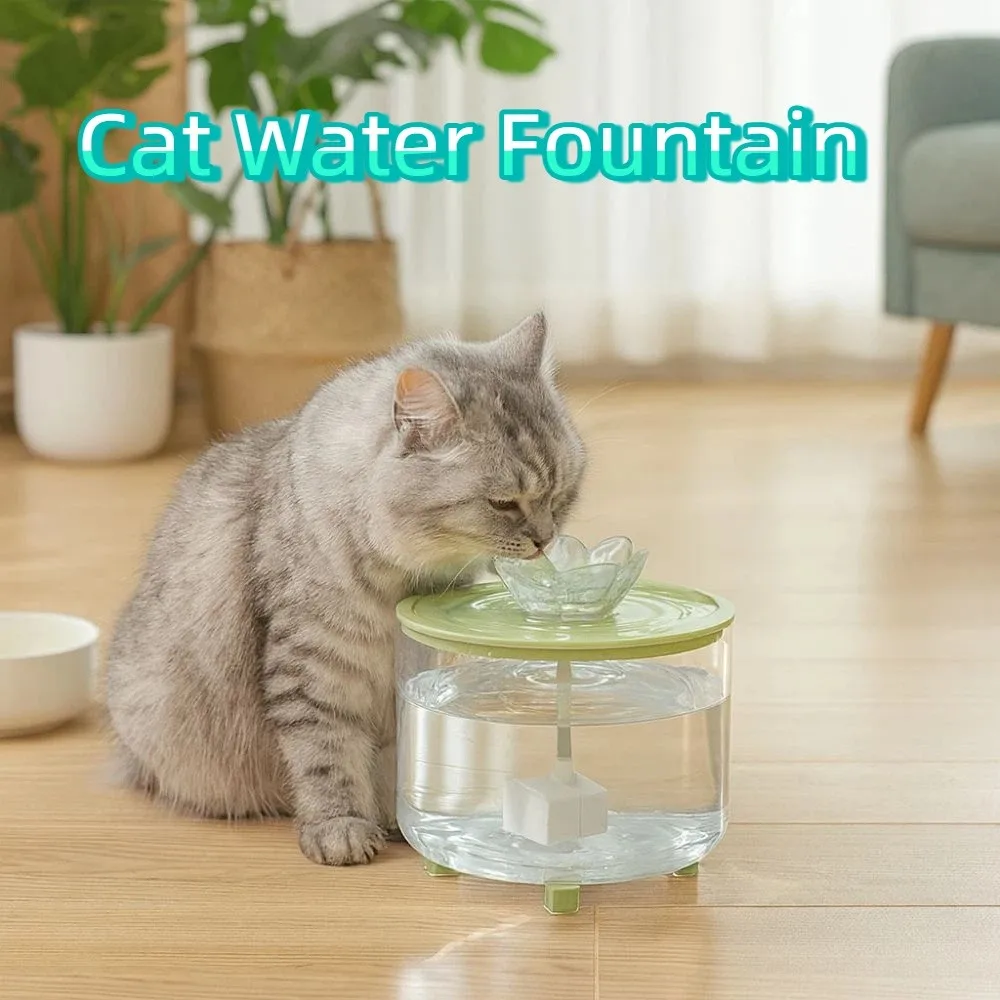 Automatic Cat Water Fountain USB Powered Low-Noise Water Dispenser Electric Detachable Dog Drinking 1005010581965144