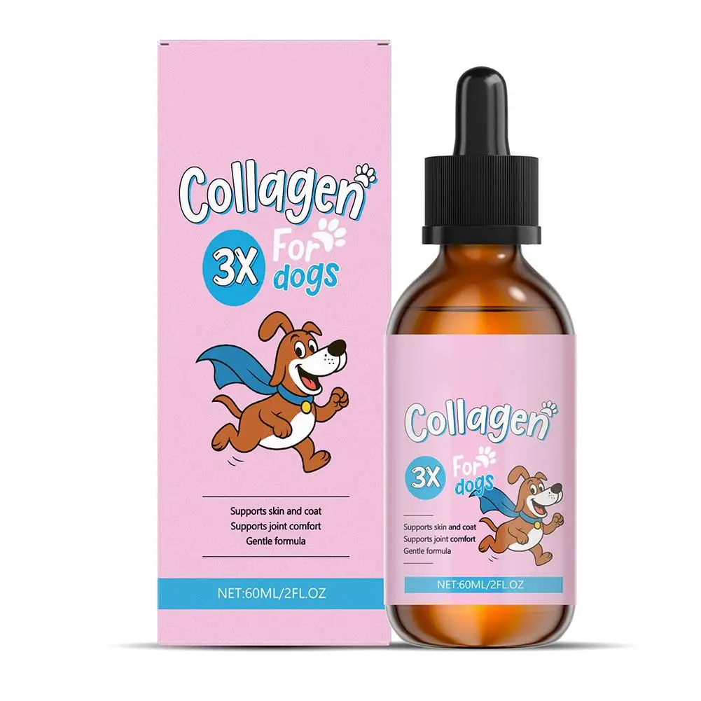 1/3/5-Piece Dog Collagen Drops Gentle Formula for Coat & Skin Care Main Dietary Supplement Dog 1005010583677869