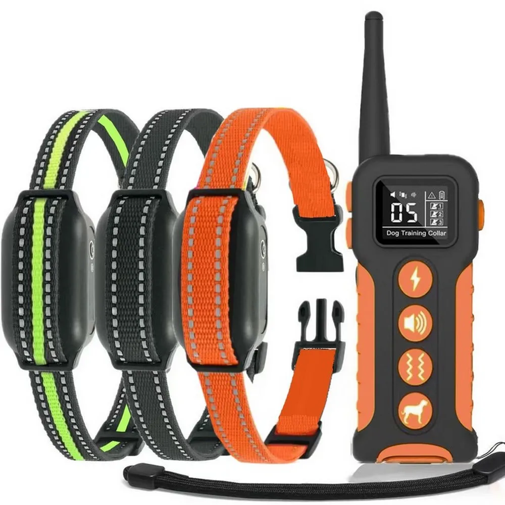 Electric Dog Training Collar 9 Different Tones Dog Anti Bark Collar Waterproof Rechargeable (1000M) 1005010587453647
