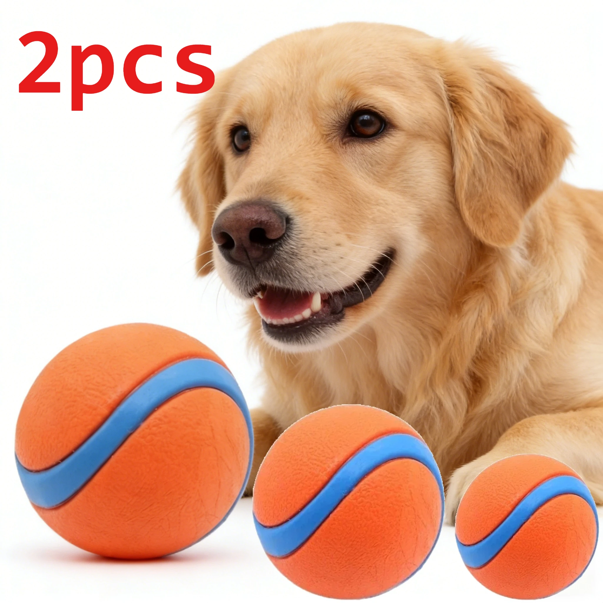 Dog Toy Ball Dog Fetch Ball Toy Tough Pet Ball Puppy Chew Toy Solid Elastic Jumping Ball Pet 1005010589358791