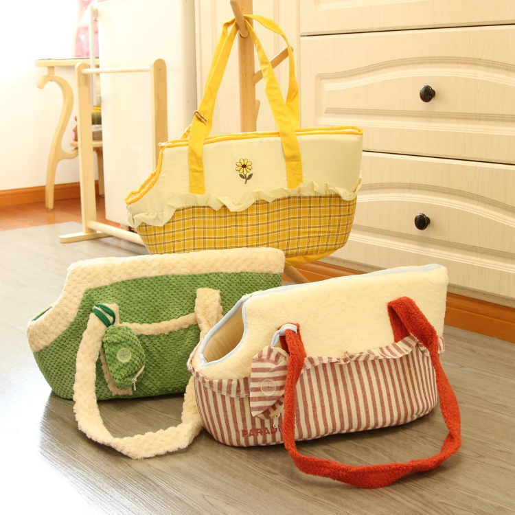 Autumn and Winter Fleece Pet Bags Small Dog Carrier Bags Poodle Yorkshire Terrier Pomeranian Puppy 1005010589397939