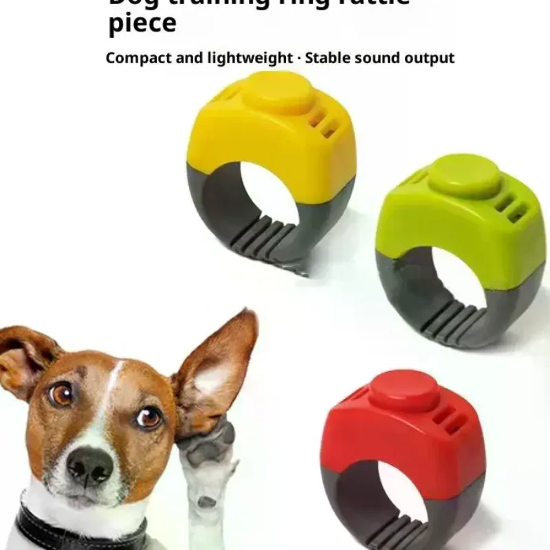 New Ring Clicker Pet Mini Finger Clickers Training Equipment Obedience Rattle Trainer Clicker 1005010590407043