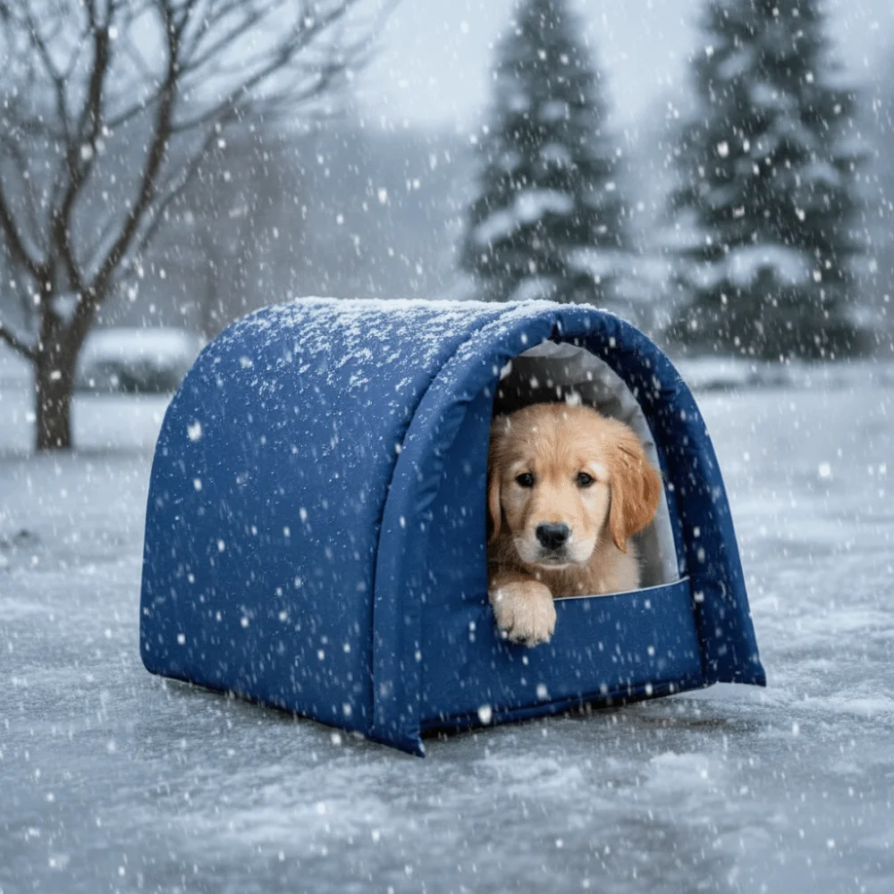 Universal Warm Pet Cat House Windproof Waterproof Outdoor Cat Shelter Vaulted Design Foldable Cat 1005010591926802