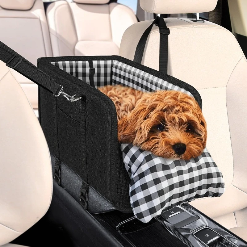 Dog Car Seat with Belt Support and Anti Slip Design, Portable Height Increasing 1005010594041798