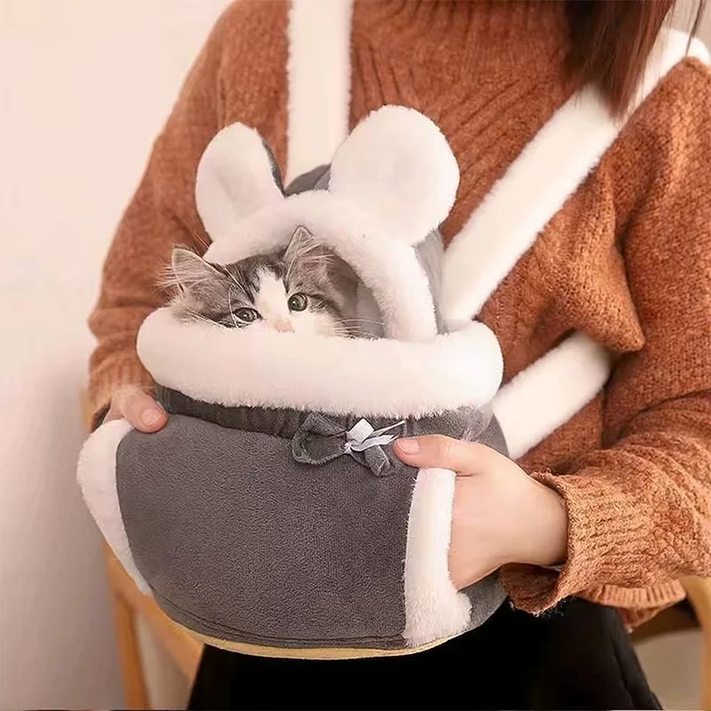 Cat Backpack Carrier with Bed Portable Bubble Window Pet Carrier 1005010596326855