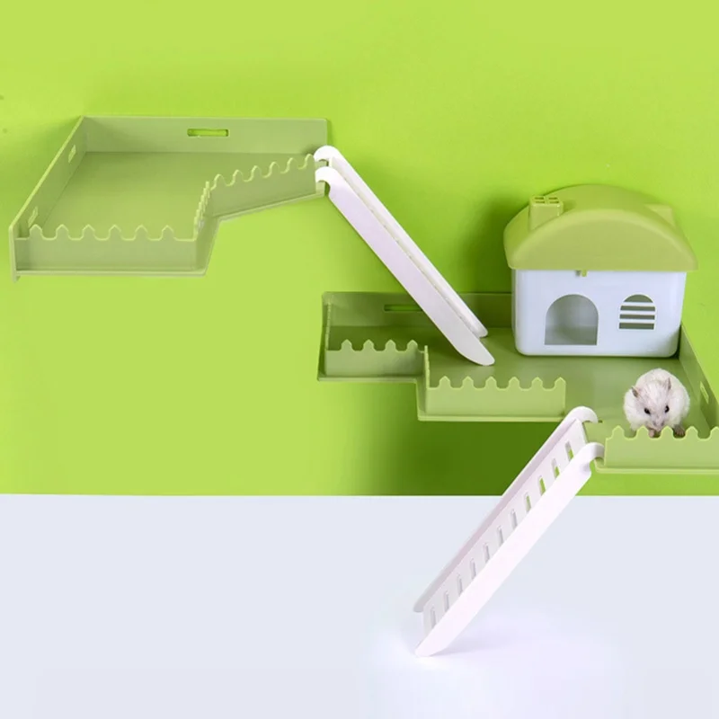 Hamster Platform Ladder Set Multipurpose Large Space Fun Interactive Hamster Stand Platform Toys 1005010596647985