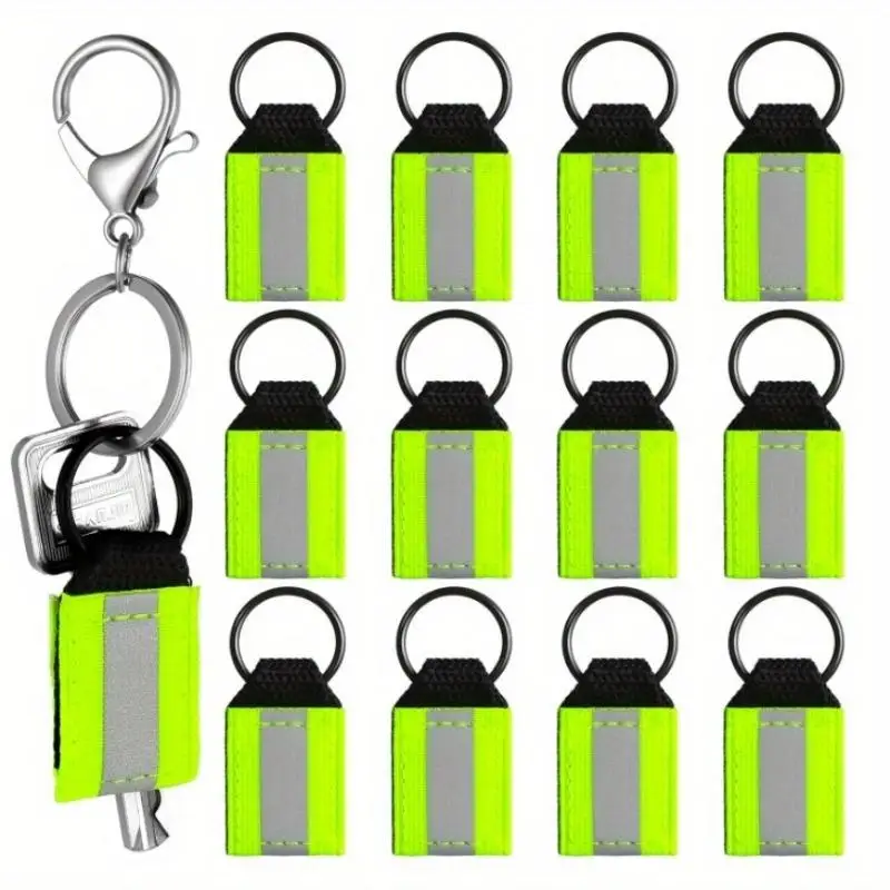 Reflective Keychain Charns Green Reflectors Reflective Keychain Hangings Keychain Reflector and Dog 1005010607000978