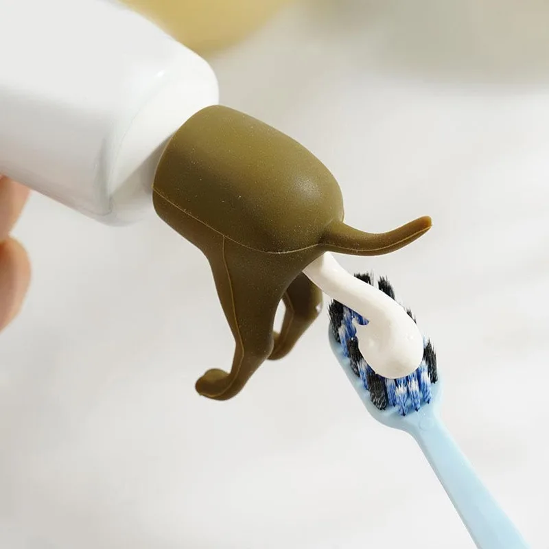 Dog Butt Toothpaste Topper Pooping Toothpaste Cap Vomit Topper Dispenser Cap Animal Funny Gadgets 1005010610463086