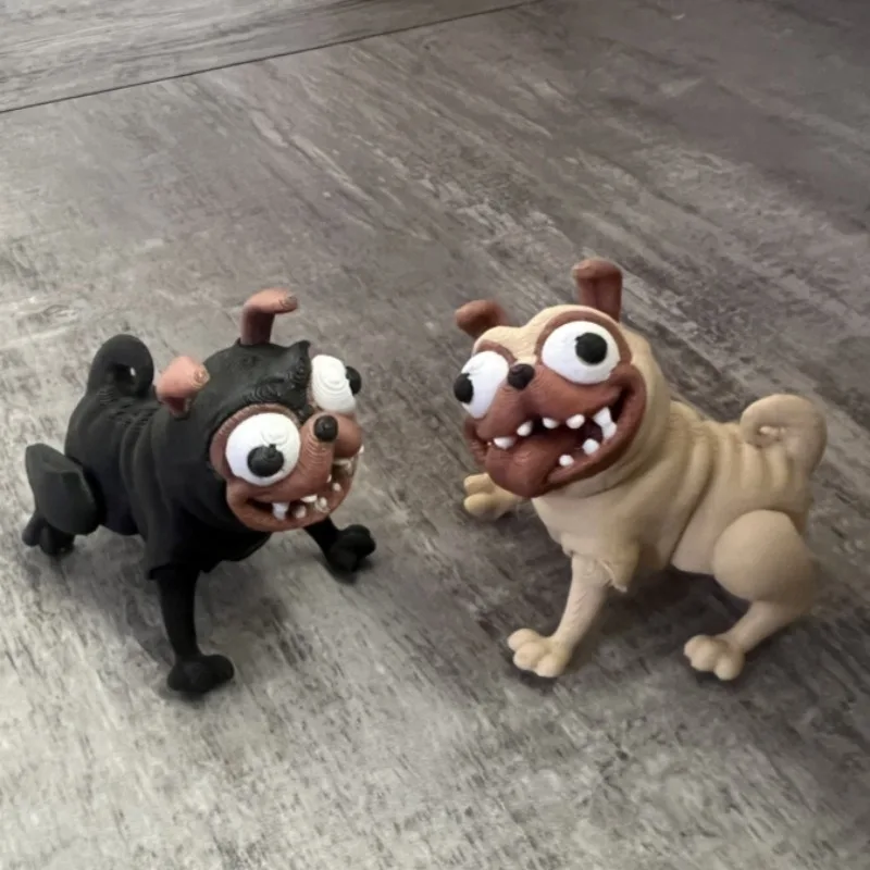 3D Printed Dog Toys Ornaments Decorative Habadog Joints Movable Creative Figurine Toys Prank Toys 1005010611670109