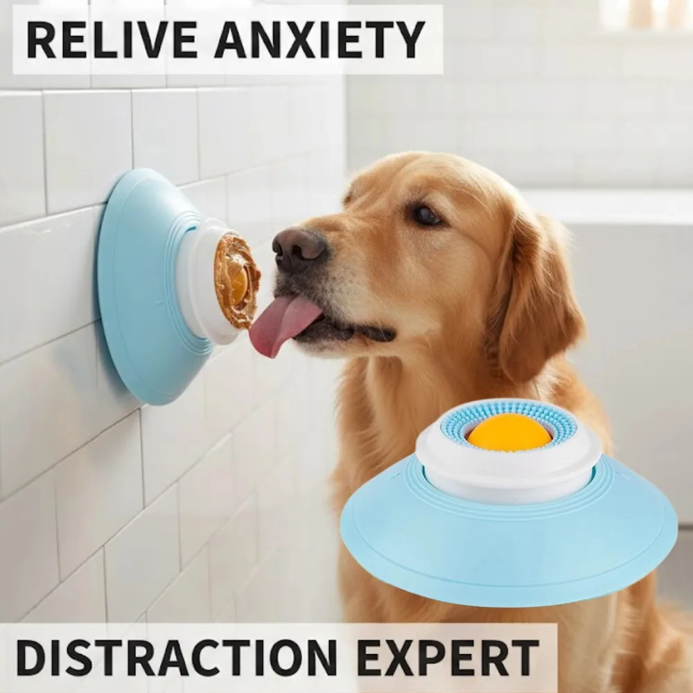 Dog Lick Ball Toy Slow Feeder for Dog Cat Liquid Food Calming Enrichment Toy for Bathing Grooming 1005010614170159