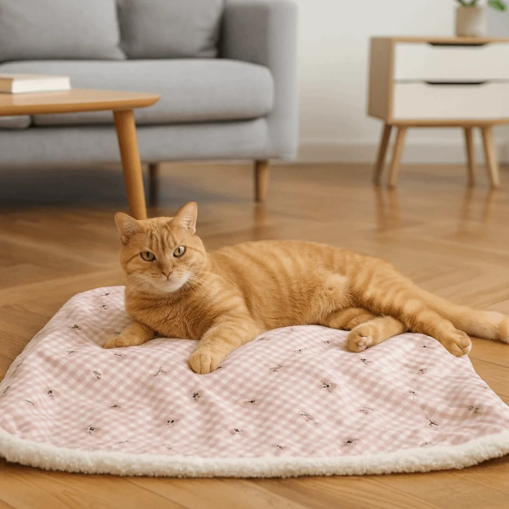 Dog Bed Pad Thickened Pet Blankets Warm Cartoon Cat Sleeping Mat Fluffy Winter Pet Mat Autumn Winter 1005010622193758