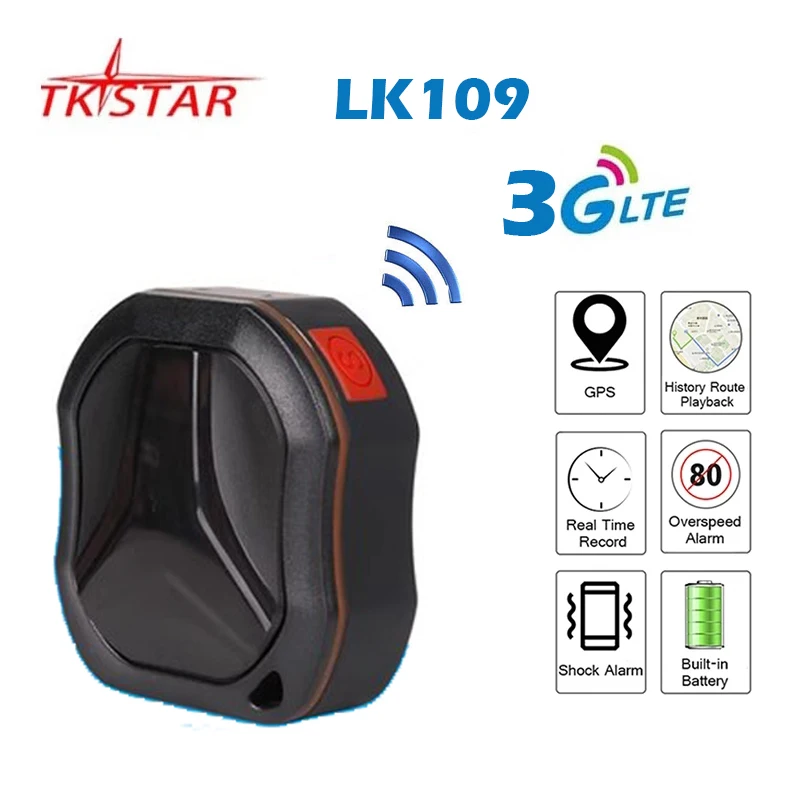 3G LK109 TKSTAR Waterproof Mini GPS Tracker for Pets/Kids/Car, GSM/GPRS Real-Time Tracking Device 1005010623953919