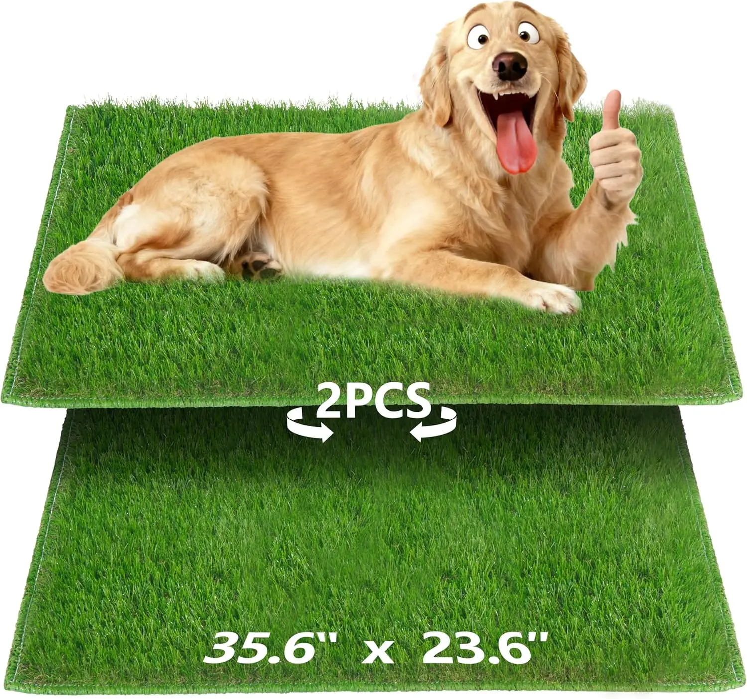 Simulation Lawn Dog Toilet Training Mat Washable Pet Urine Mat Dog Toilet Replacement Pad 1005010625287502