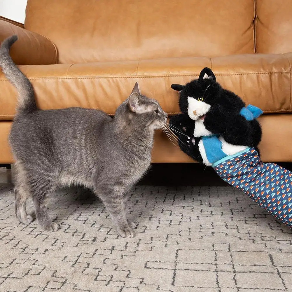 Cat Wrestling Glove Puppet With Protective Padding Soft Plush Cat Wrestle Toy Animal Hand Glove 1005010625569474
