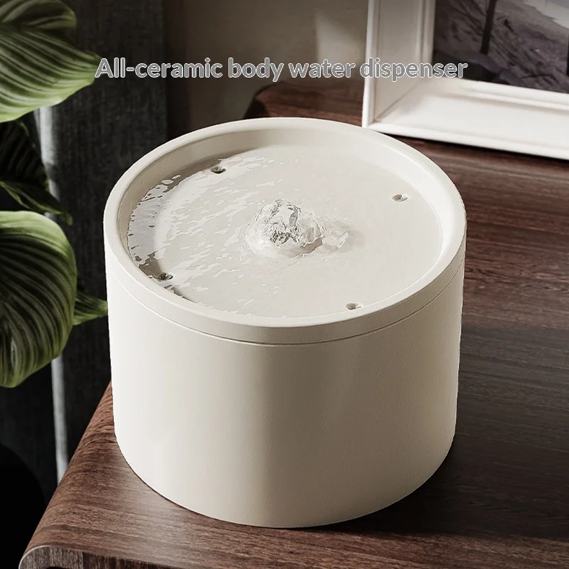 Cat Automatic Water Dispenser Pet Ceramic Water Bowl Dog Bowl Water Dispenser 1005010625831300