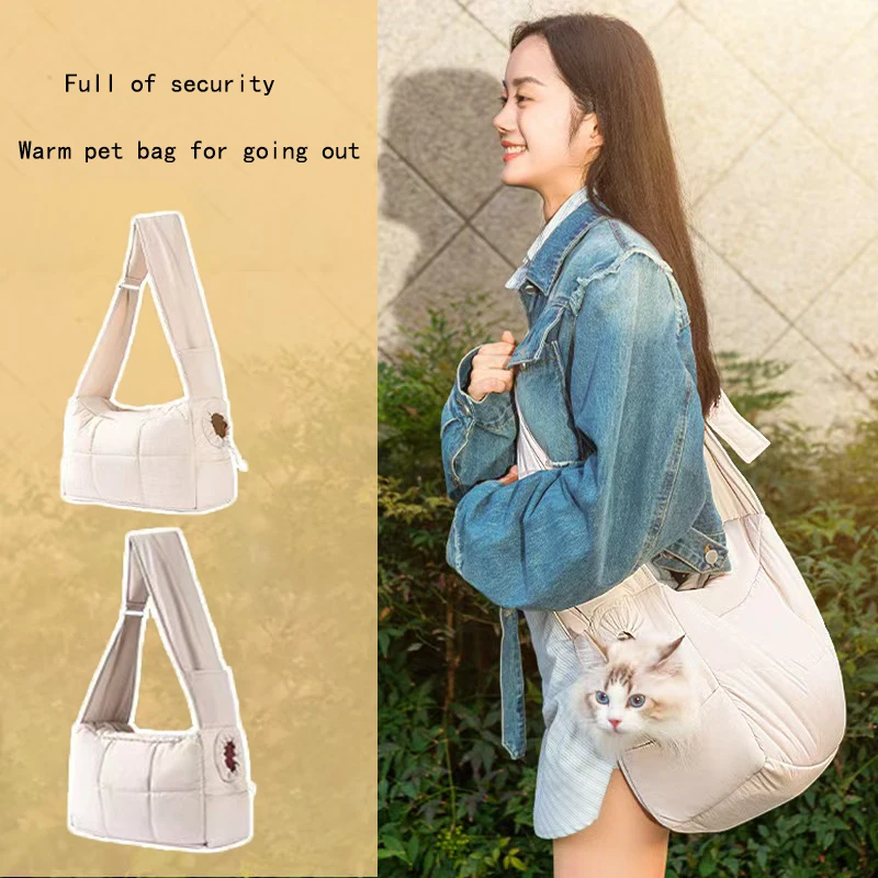 Warm Cat Carrier Bag with Head Exposure Outdoor Use Handbag Shoulder Bag Must-Have for Cats And 1005010627225516