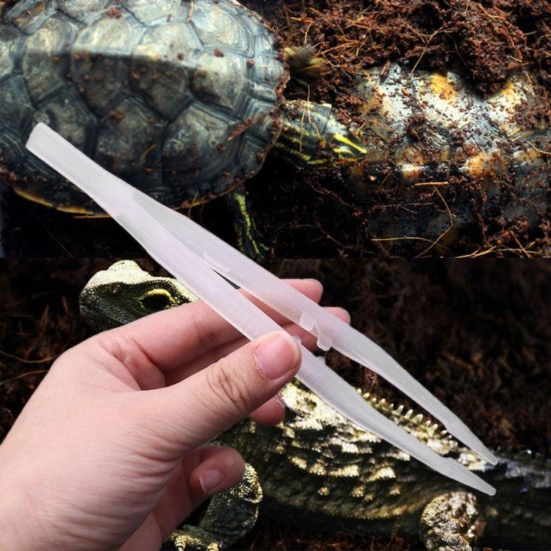 ReptileS Feeding Tweezers Noctilucence Worm Clips Reptiles Poop Cleaning Tools 1005010628124489