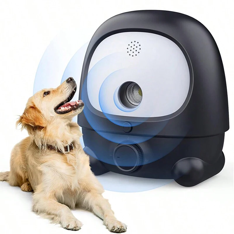 Multi Level Adjustable High Power Ultrasonic Bark Deterrent Sound Activated Animal Trainer for Cats 1005010633249587