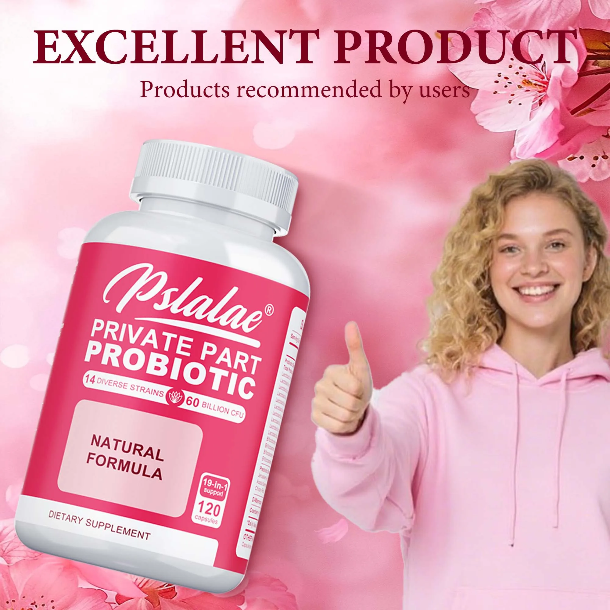 Private Parts Probiotics, Balances Women's PH Levels, Reduces Vaginal Odor 1005010642380077
