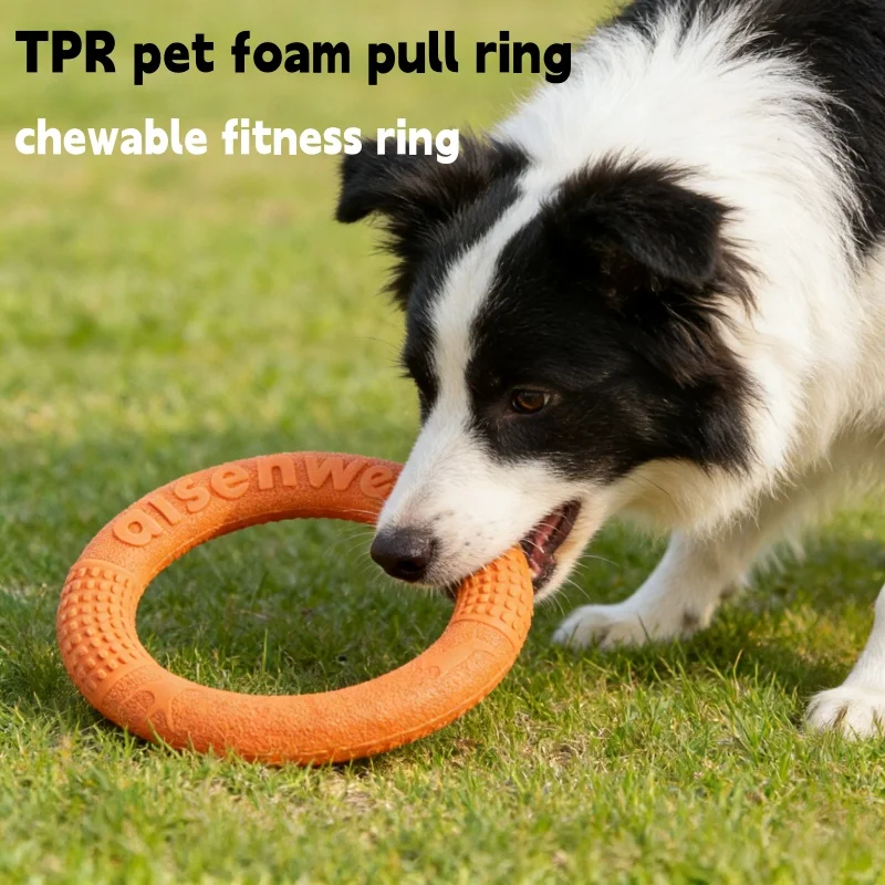 Bite-Resistant Soft Pull Ring, Frisbee Dog Training, TPR Material, Floatable 1005010647131050