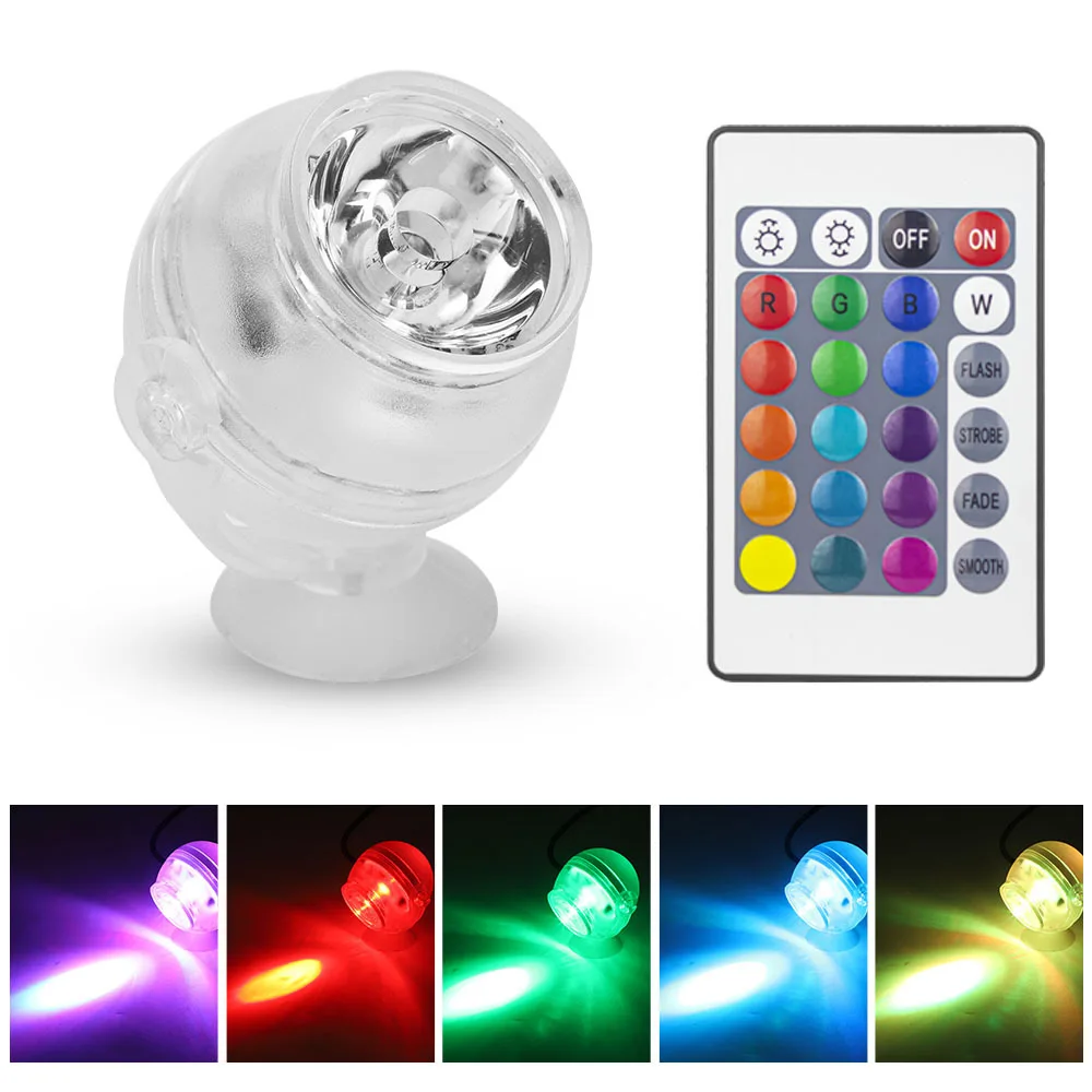 LED Aquarium Mini Spotlights, Colorful Gradient LED Fish Tank Lights 1005010648087942