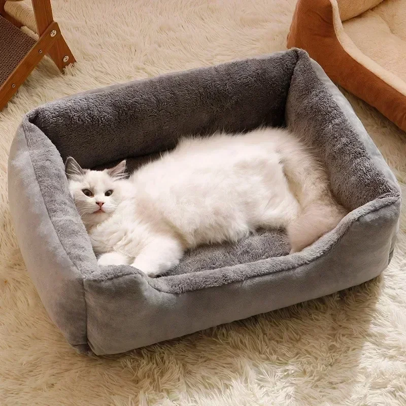Cats Bed Dog Mat Beds Goods Pet Puppy Accessories All Products Kitten Cushions Things Accessory 1005010652877232