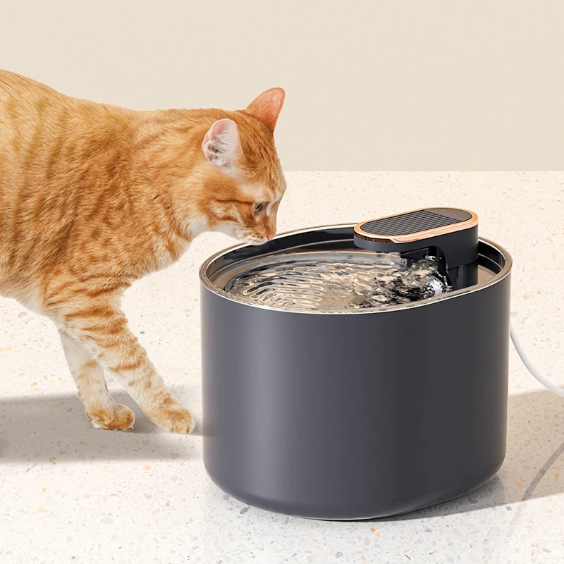 3L Cat Water Fountain with Motion Sensor Automatic Dog Water Dispenser with LED Light Ultra Silent 1005010659594083