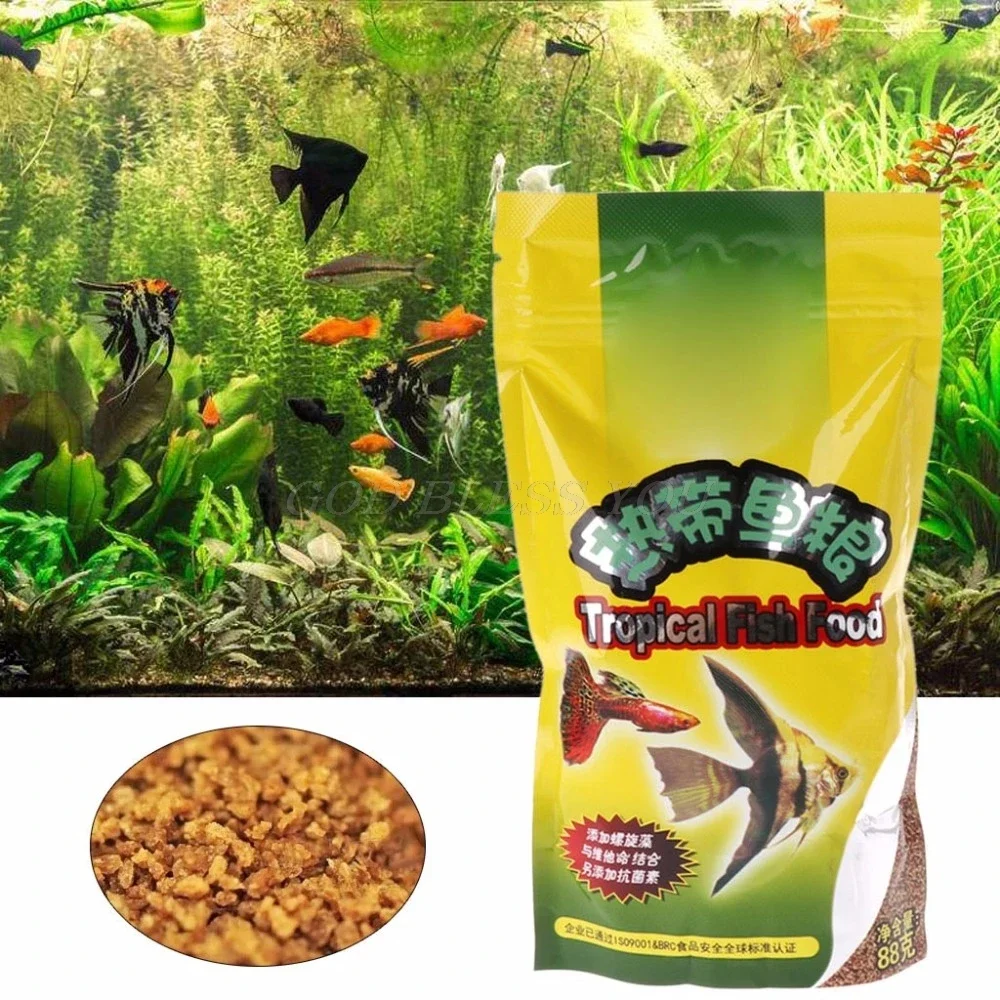 Tropical Fish Food, 88g, High Protein Nutritious Formula 1005010660115919