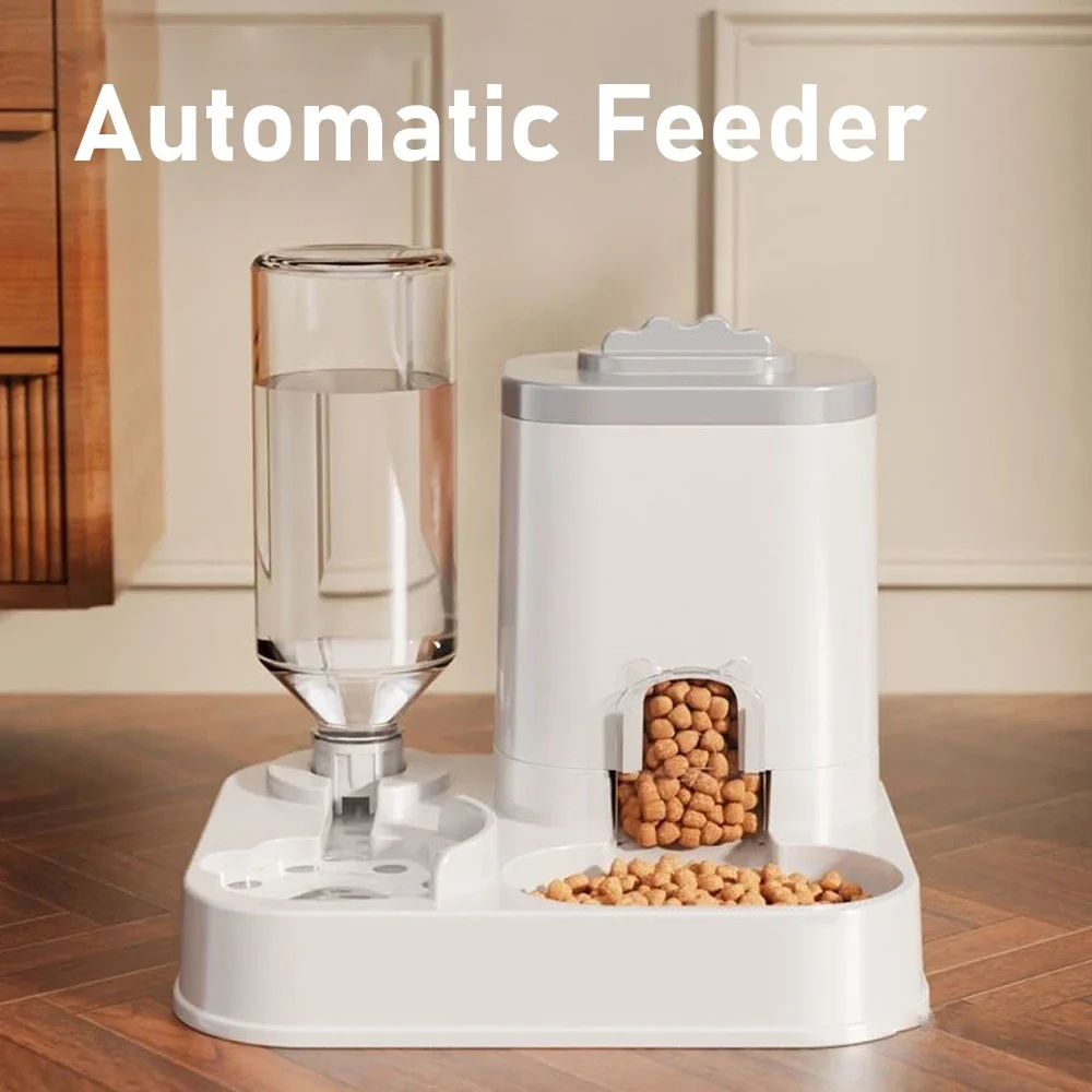 Large Capacity Pet Automatic Feeders and Water Dispensers, Suitable for Cats and Dogs 1005010662388326