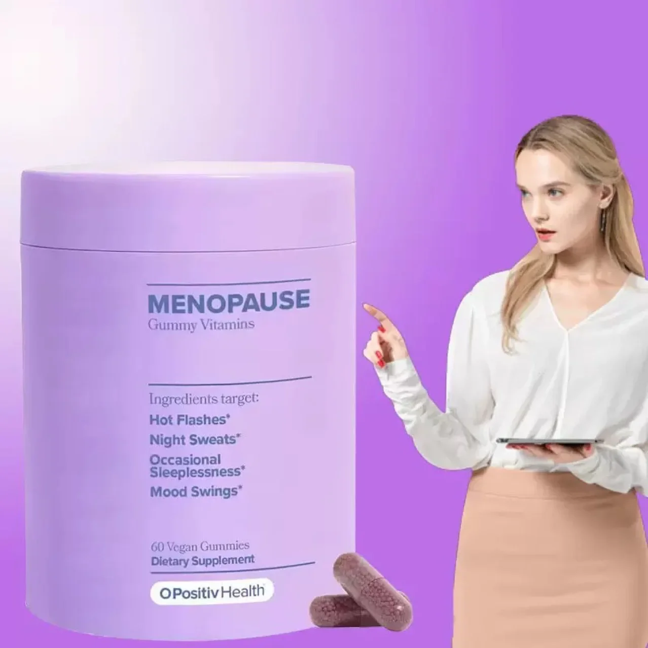 Menopausal supplements for women, probiotics, organic prebiotics, cranberry extract capsules 1005010667027092