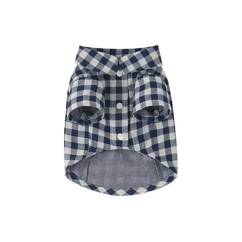 Pet Decoration Comfortable Ins Plaid Shirts Pet Clothing Elegant Fashion Dogs Pajamas Costume Cute 1005010668626973
