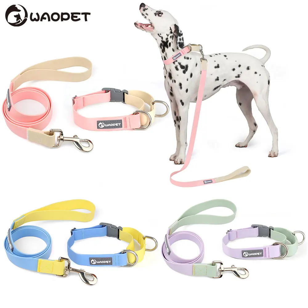 Waterproof Collar Leash Designed for Dog Training Easy Cntrol Outdoor Medium and Large Dog Breeds 1005010676282177