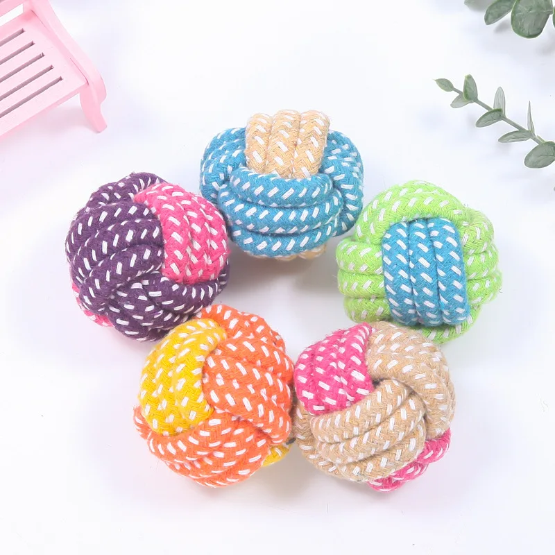 Interactive Cotton Rope Mini Dog Toys Ball for Dogs Accessories Toothbrush Chew Puppy Toy for Large 1005010682002201
