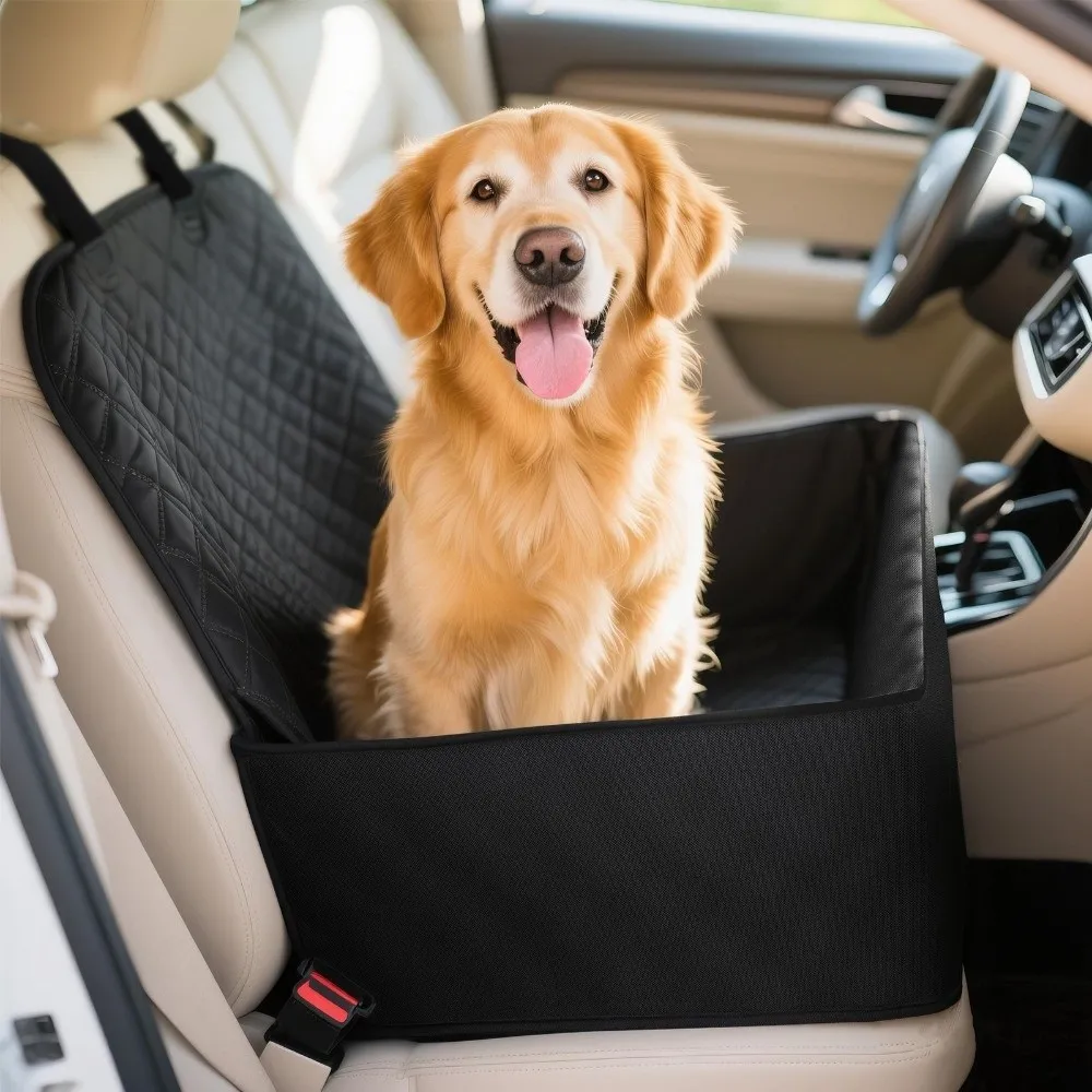 Pet Carrier Basket Scratch Proof Dog Auto Seat Non-Slip Portable Cat Basket Seat Durable Waterproof 1005010683976803