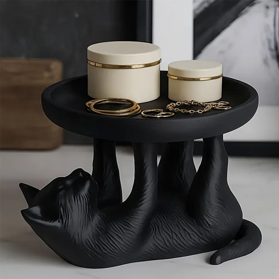 Fun Cat Jewelry Tray, Desktop Jewelry Storage Tray, Decorative Items for Home Use 1005010690404246