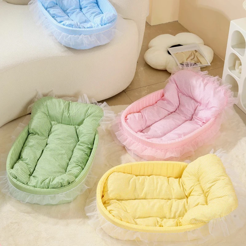 Cute Princess Cat Litter All Seasons Universal Non Sticky Mat Pet Sofa Dog Bed Small And Medium 1005010695849586
