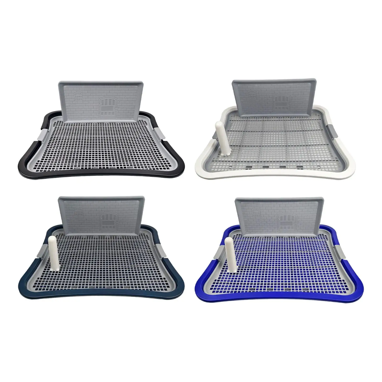 Dog Toilet with Column No Spilling Anti Splashing Mesh Grids Pee Holder Dog Training Toilet Puppy 1005010696725875