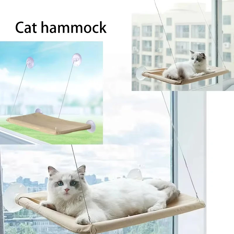 Cat Window Hammock Cat Safety Sunny Bed with Durable Heavy Duty Suction Cups Cats Sleeping Space 1005010704006937